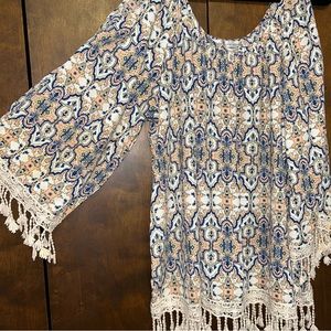 Fun Patterned Blouse